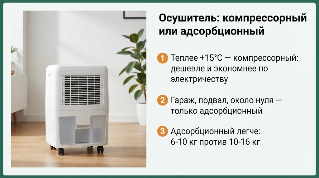 Осушитель: компрессорный или адсорбционный