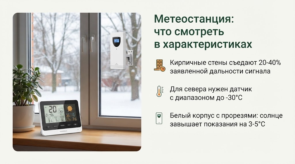 Метеостанция: что смотреть в характеристиках