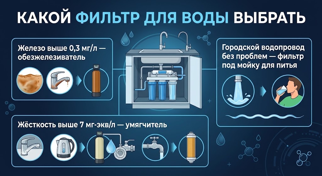 Как выбрать фильтр для воды