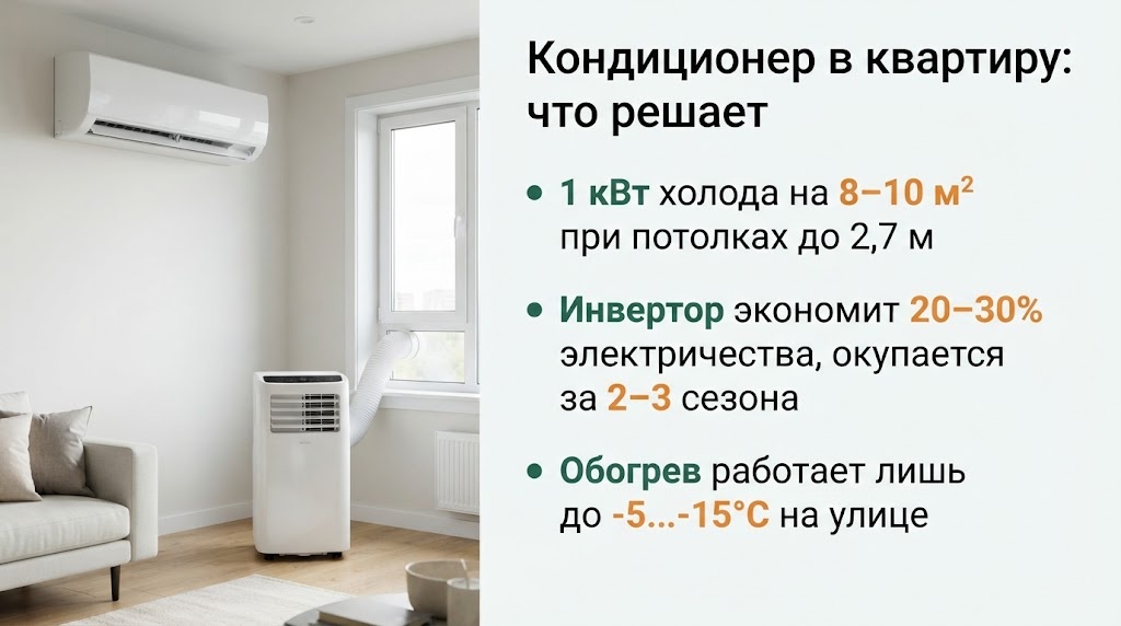 Кондиционер в квартиру: что решает
