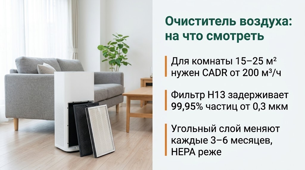 Очиститель воздуха: на что смотреть