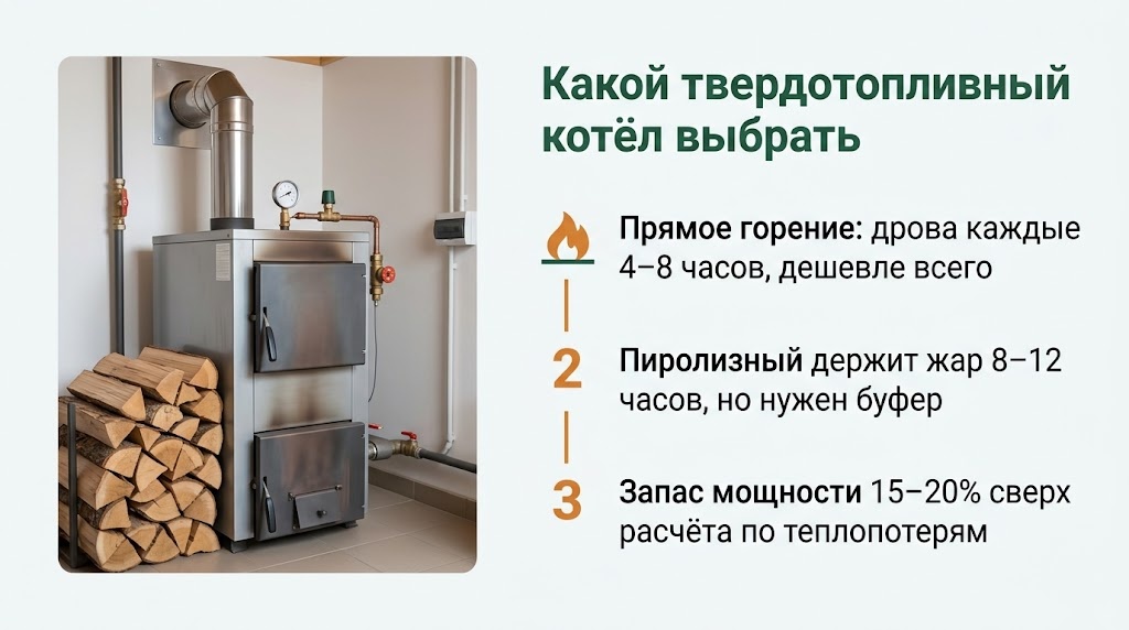 Какой твердотопливный котёл выбрать