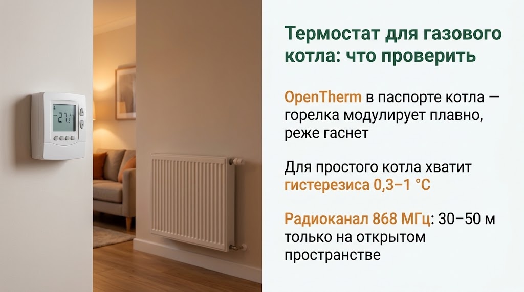 Термостат для газового котла: что проверить
