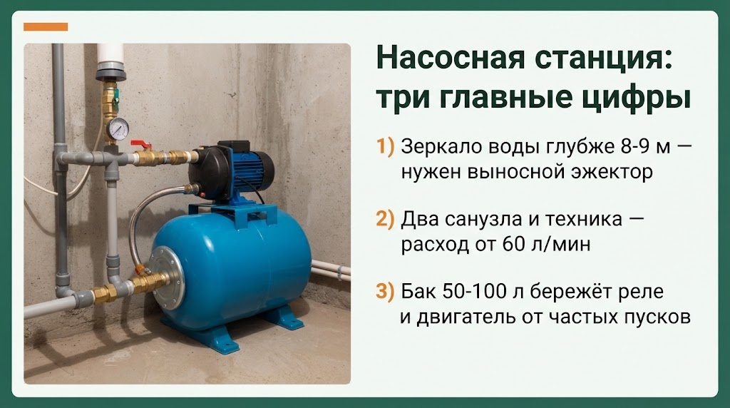 Как выбрать насосную станцию