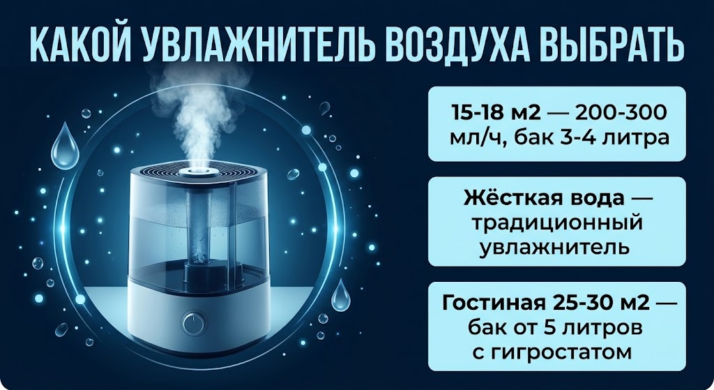 Какой увлажнитель воздуха выбрать
